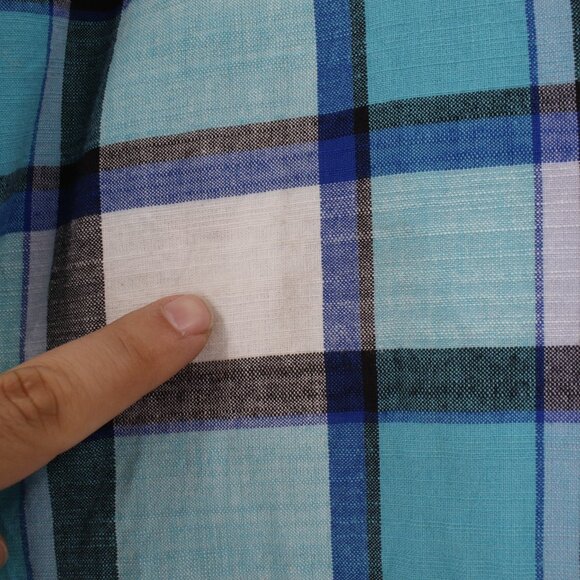 Loudmouth Pants Mens 40 L32 Bad Golf Cotton Flat Front Chino Retro Plaid Pockets - Picture 3 of 14